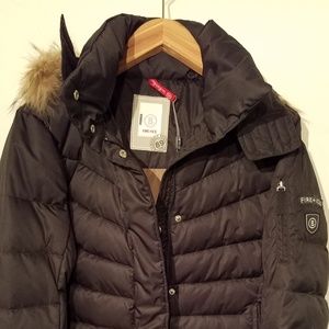 Bogner Fire & Ice fur-trim hooded ski jacket